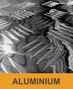Zoomed image of aluminium tread plate